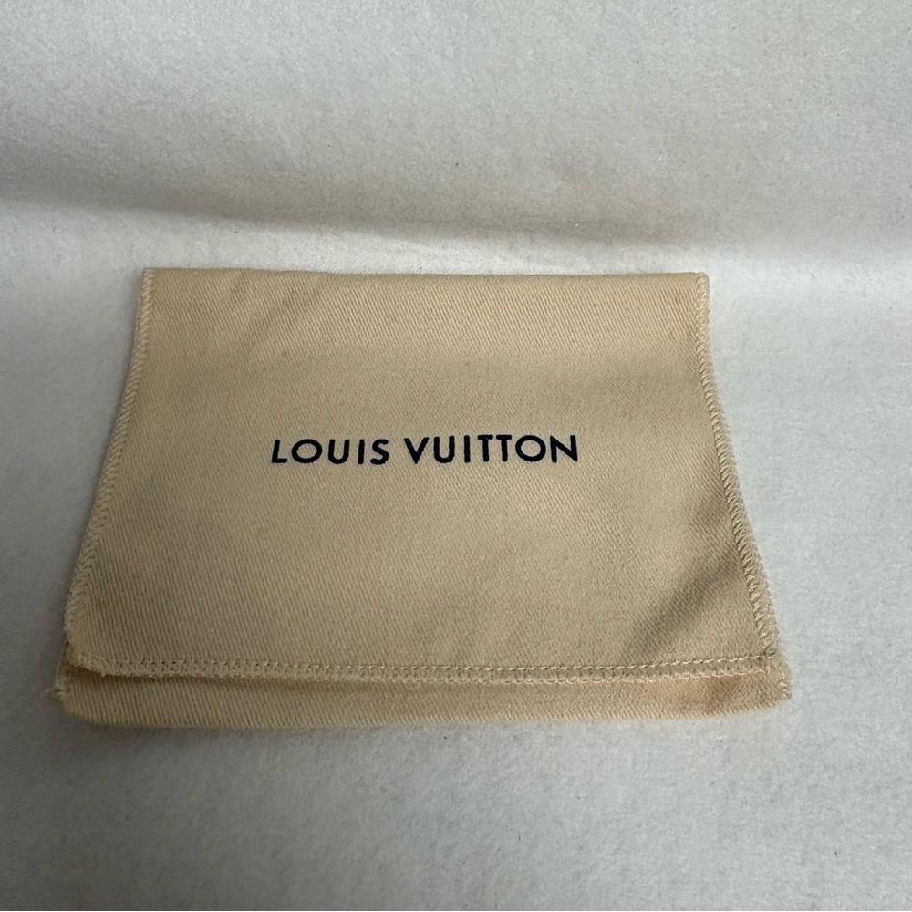 Louis Vuitton Beige Fold Over Small Accessories Dust Bag